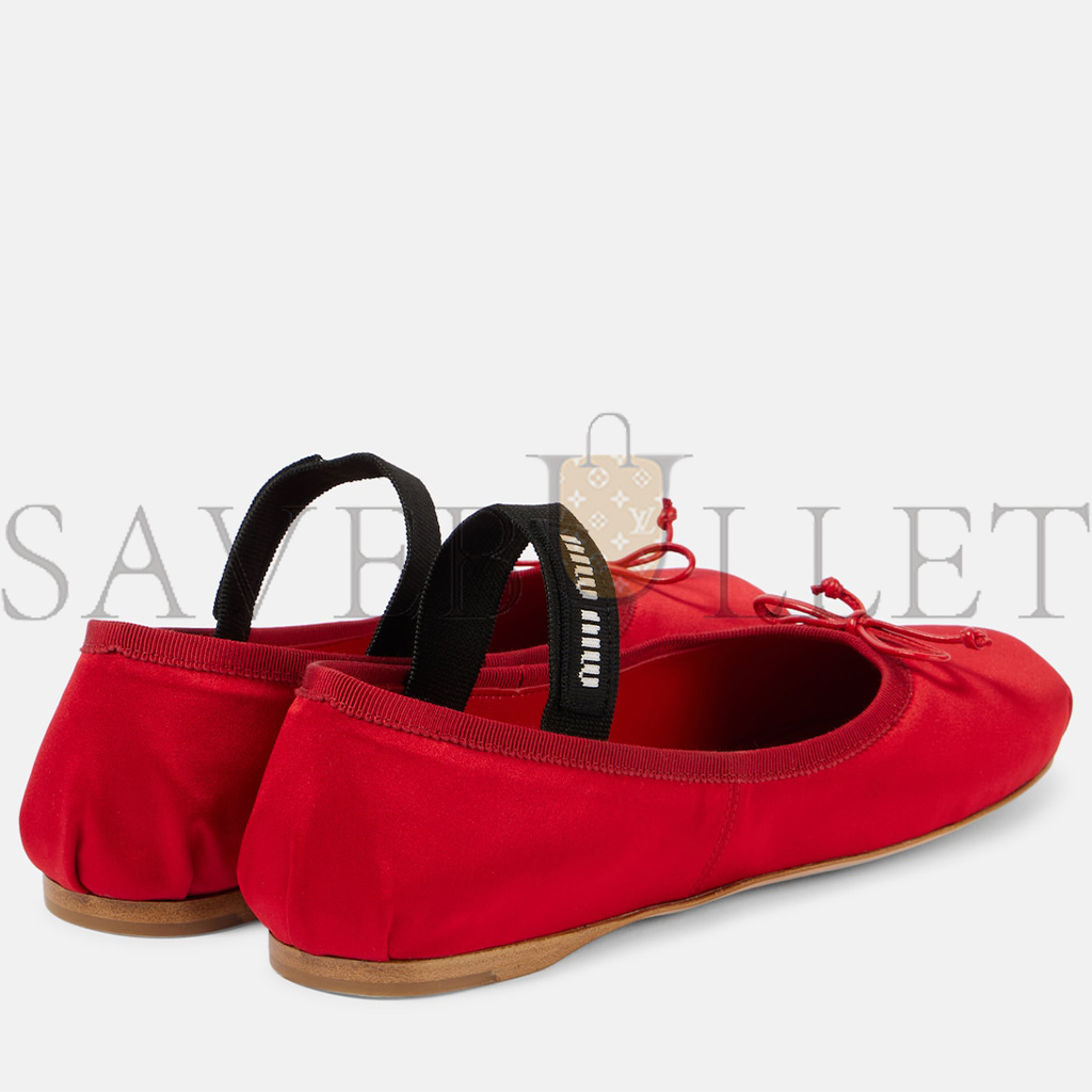 M1v M1v satin ballet flats 5f794d